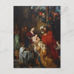 The Adoration of the Magi by Peter Paul Rubens Postcard