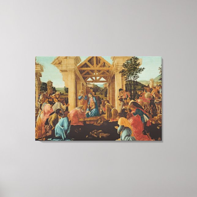 The Adoration of the Magi, c.1478-82 Canvas Print (Front)