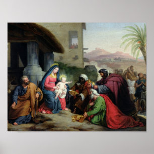 The Adoration of the Magi, c.1833-36 Poster