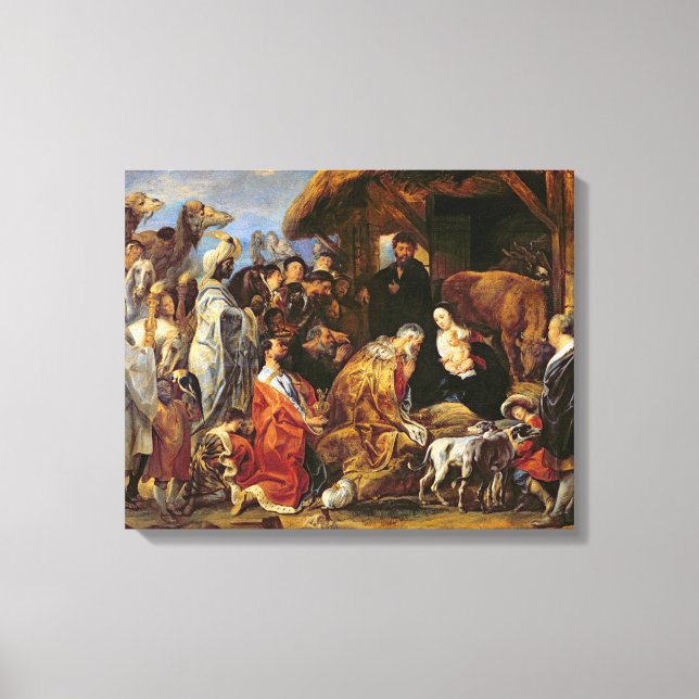 The Adoration of the Magi Canvas Print (Front)