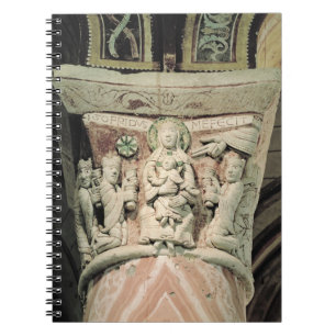 The Adoration of the Magi, column capital (stone) Notebook