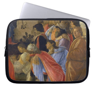 The Adoration of the Magi, detail of depicting sel Laptop Sleeve