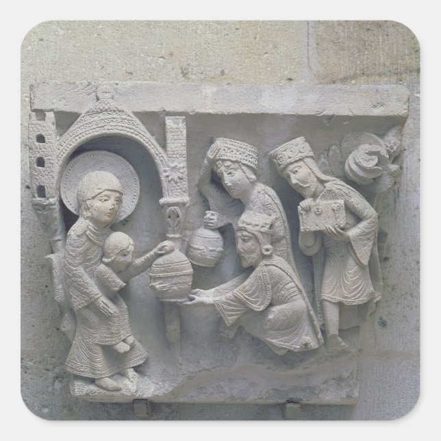 The Adoration of the Magi Square Sticker (Front)