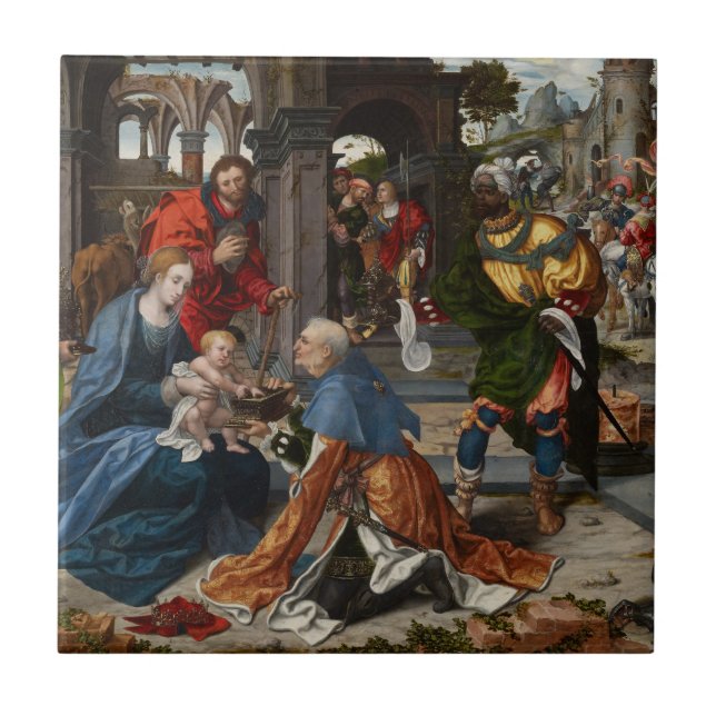 The Adoration of the Magi Tile (Front)