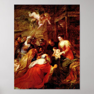 The Adoration of the Magi Vintage Art Print