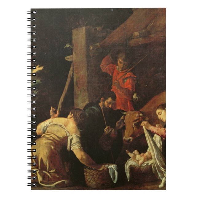 The Adoration of the Shepherds 2 Spiral Notebook (Front)