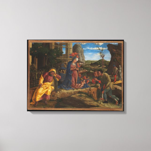 The Adoration of the Shepherds Canvas Print (Front)