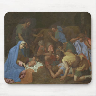 The Adoration of the Shepherds circa 1653 Mouse Pad