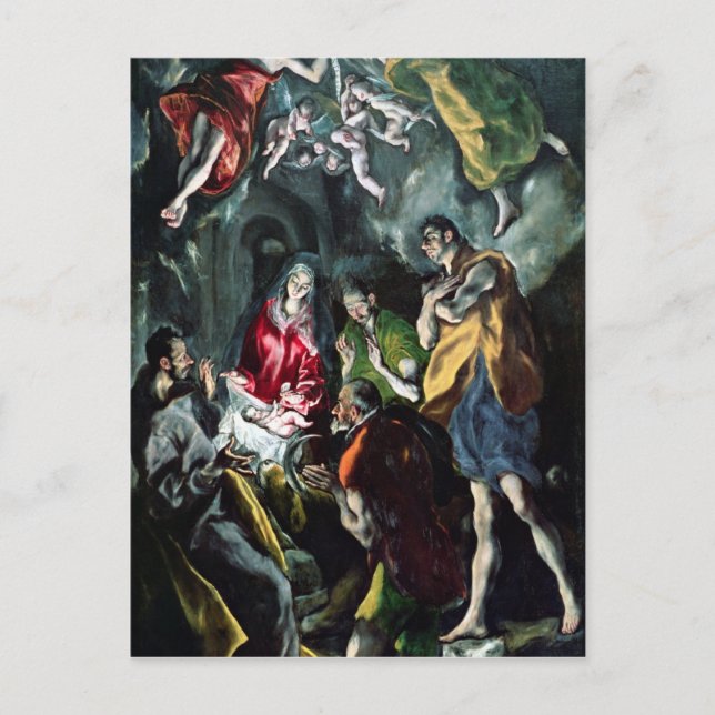 The Adoration of the Shepherds Postcard (Front)