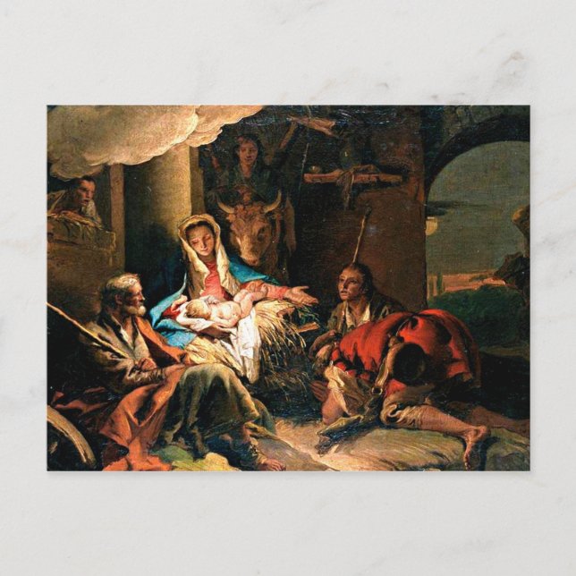 The Adoration of the Shepherds Postcard (Front)