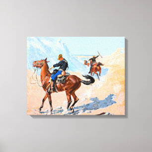 The Advance Guard, The Military Sacrifice Canvas Print