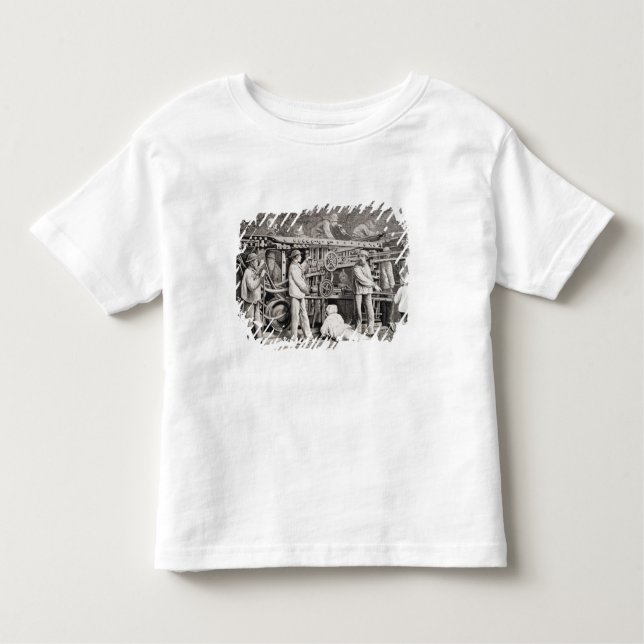 The Advanced Gallery on the French Side of the Mon Toddler T-Shirt (Front)