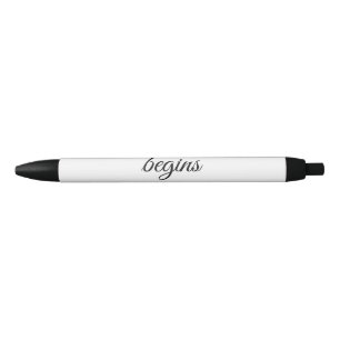 The adventure begins add name date year place black ink pen