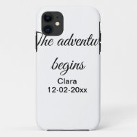 The adventure begins add name date year place
