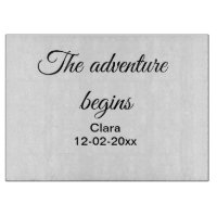 The adventure begins add name date year place
