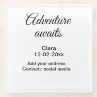 The adventure begins add name date year place
