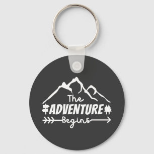 The Adventure Begins Key Ring