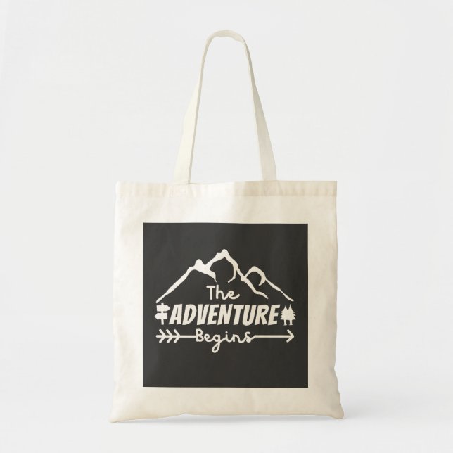 The Adventure Begins  Tote Bag (Front)