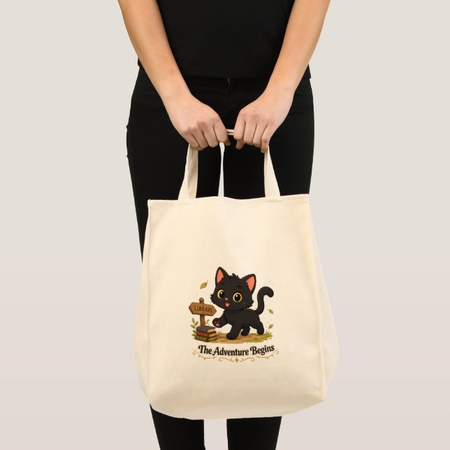 The Adventure Begins-Ziggy happily  Tote Bag (Front (Product))