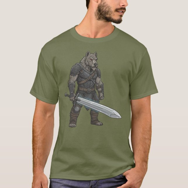 The adventure of the Irish Wolfhound gladiator Dog T-Shirt (Front)