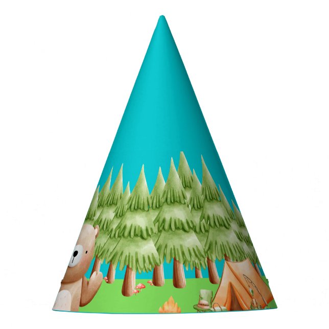 The Adventures of Bastion Bear Party Hat (Front)