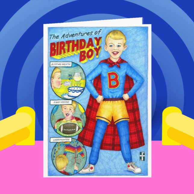 The Adventures of Birthday Boy Card (Creator Uploaded)