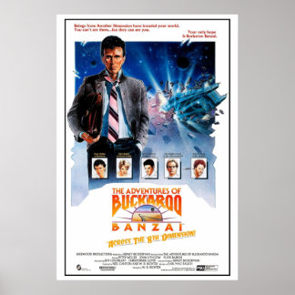 The Adventures of Buckaroo Banzai 1984 Poster