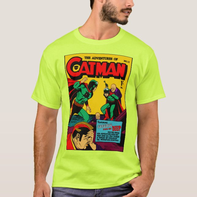The Adventures of Cat-Man T-Shirt (Front)