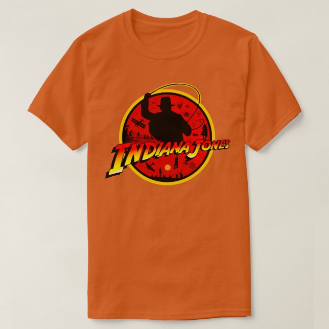 The Adventures of Indiana Jones TShirt (Design Front)
