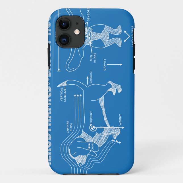 The Aerodynamics of a Basset Hound Case-Mate iPhone Case (Back)