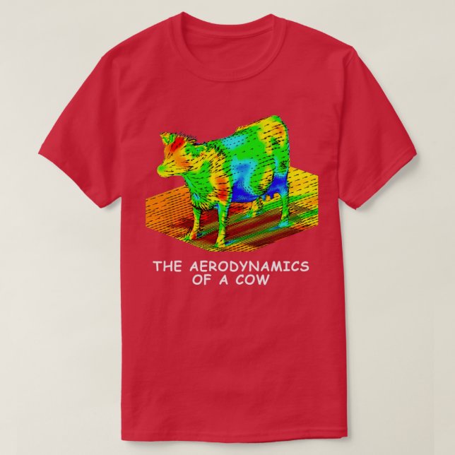 The Aerodynamics of a Cow T-Shirt (Design Front)