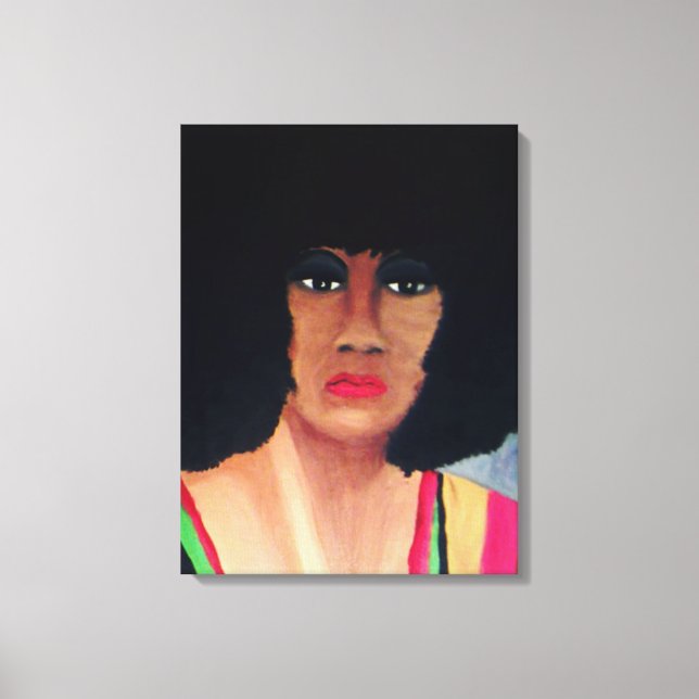 THE AFRO  CANVAS PRINT (Front)