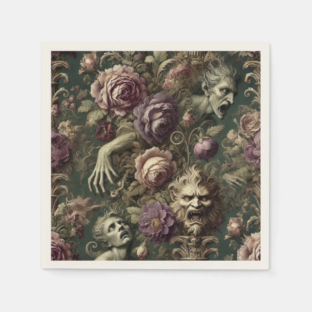 The After Hours Reliquary – Gothic Baroque Napkin (Front)