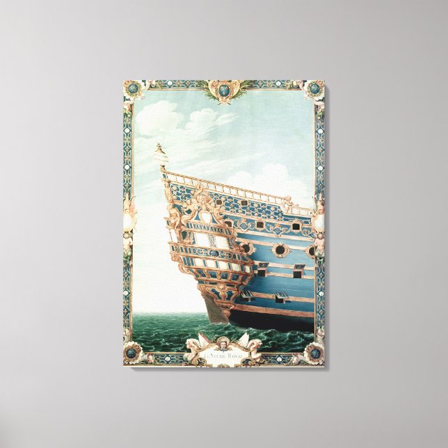 The Aftercastle of 'Le Soleil Royal' Canvas Print (Front)