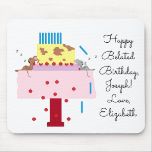 The Afternoon Nap- Belated Birthday:   Mouse Pad