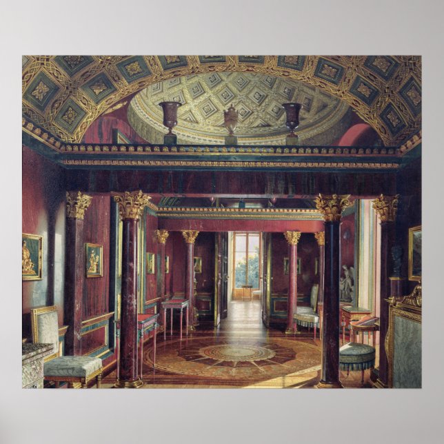 The Agate Room in the Catherine Palace Poster (Front)