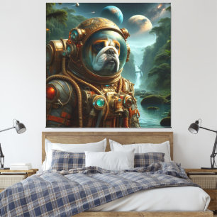 THE AGE OF STEEL-BULL DOG CANVAS PRINT