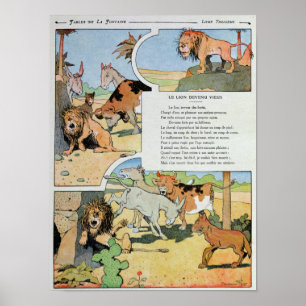 The Ageing Lion, from the Fables Poster