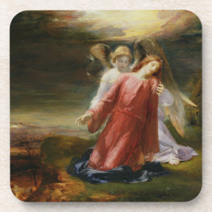The Agony in the Garden, 1858 (oil on panel) Coaster