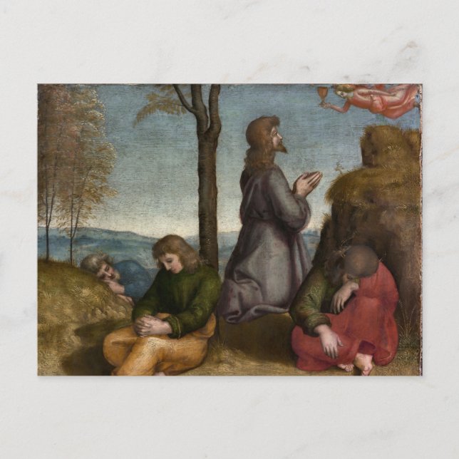 The Agony in the Garden by Raphael Postcard (Front)