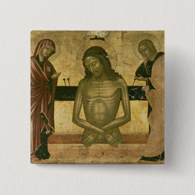 The Agony of Christ 15 Cm Square Badge (Front)