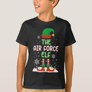 The Air Force Elf Funny Family Matching Christmas T-Shirt