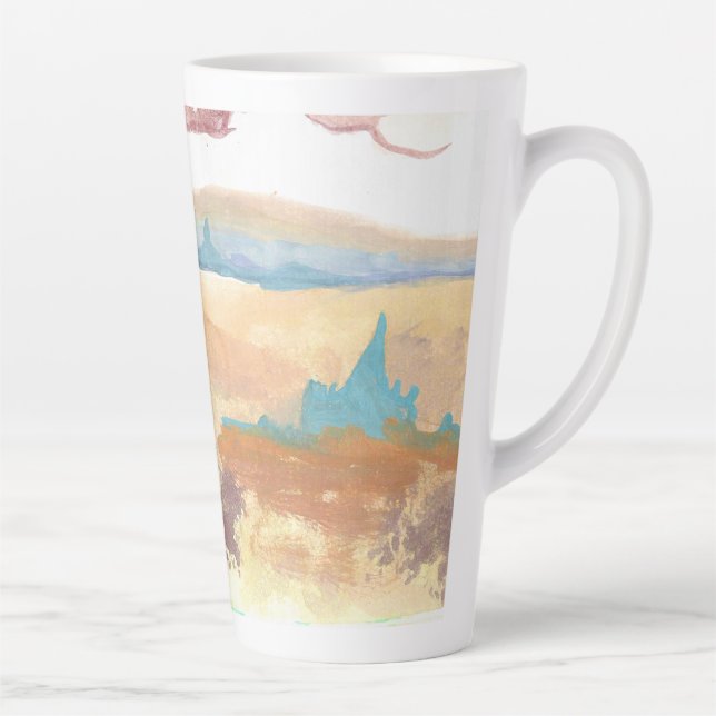 The Air I Breathe by AnyaC Latte Mug (Right)