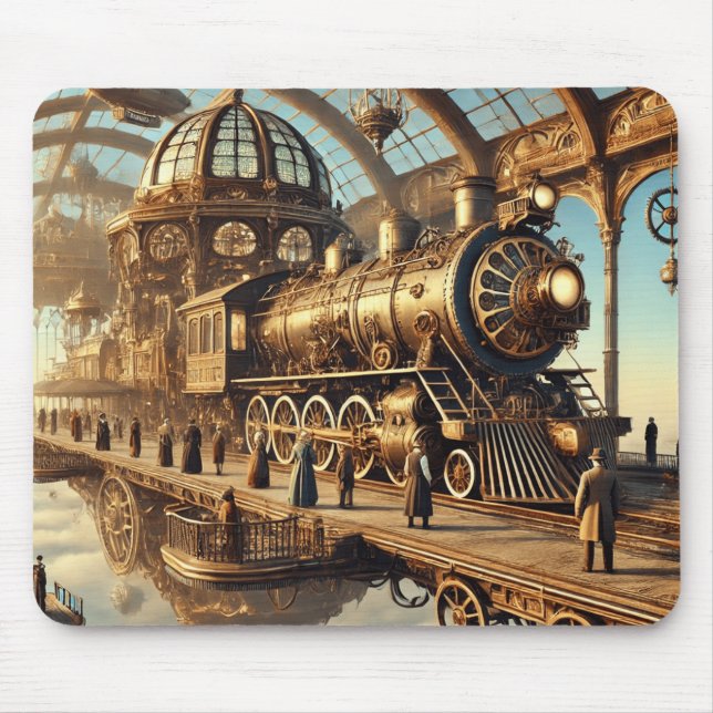 The Airborne Train Terminal Mouse Pad (Front)