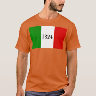 The Alamo 1824 Flag Texas Revolution Independence  T-Shirt