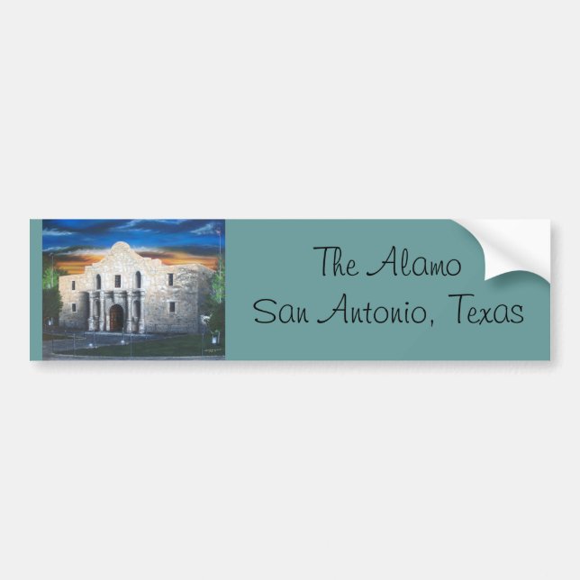 The Alamo Bumper Sticker (Front)