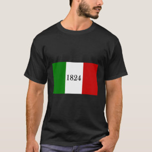 The Alamo Flag 1824 Texas Revolution Independence  T-Shirt