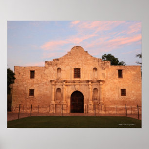 The Alamo Mission in modern day San Antonio, 2 Poster