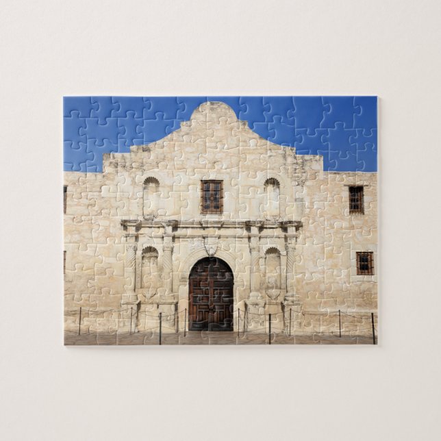 The Alamo Mission in modern day San Antonio, 3 Jigsaw Puzzle (Horizontal)