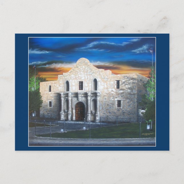The Alamo Postcard (Front)